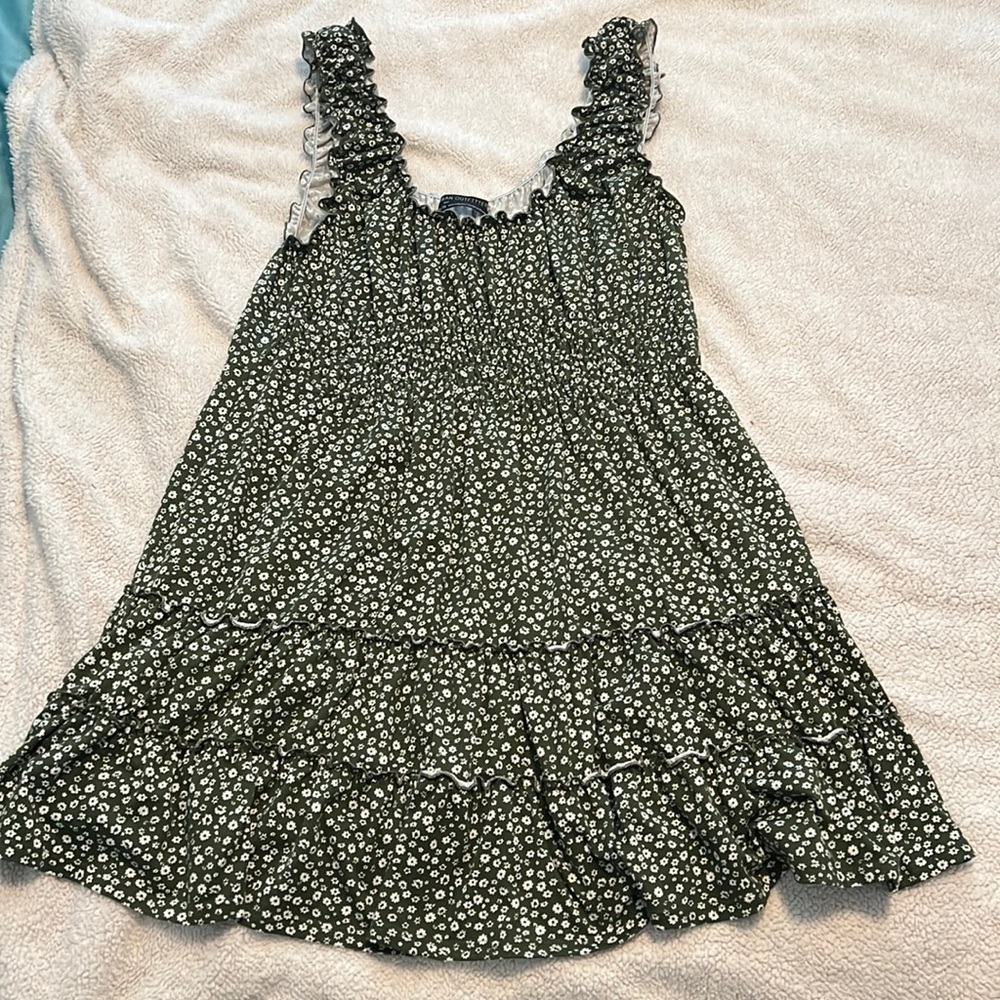 Urban Outfitters Lizzy smocked floral mini dress